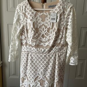 White lace dress NWT